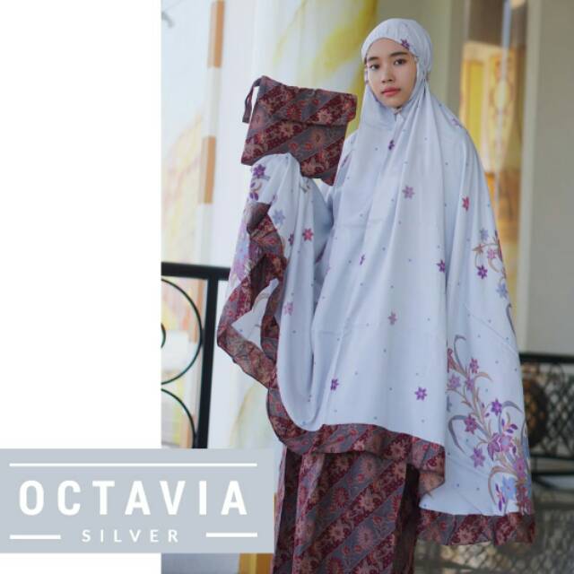 Mukena Batik Rayon Premium Quality Octavia