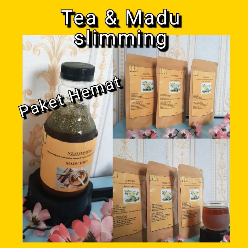 PAKET HEMAT MADU DAN TEA SLIMMING