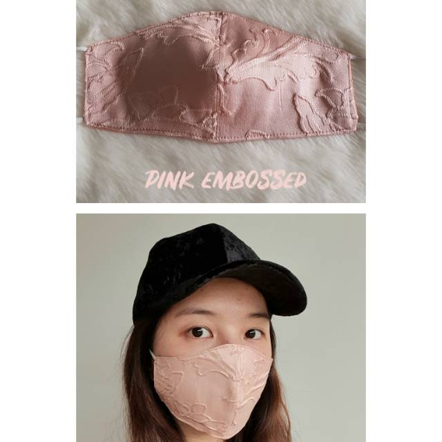 Masker Kain Jacquard