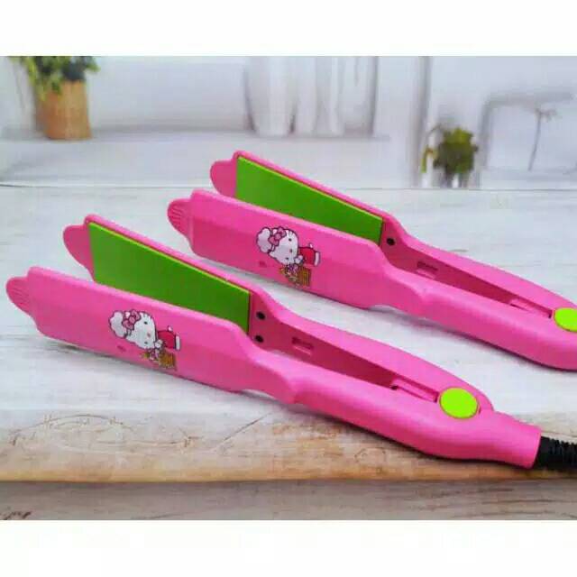 catok pelurus rambut hello kitty