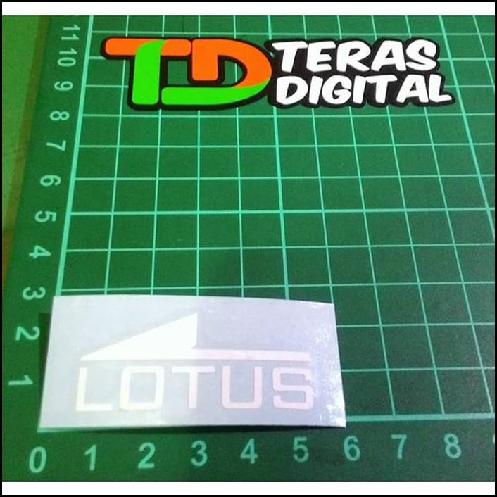 Cutting Sticker Visor Helm Lotus