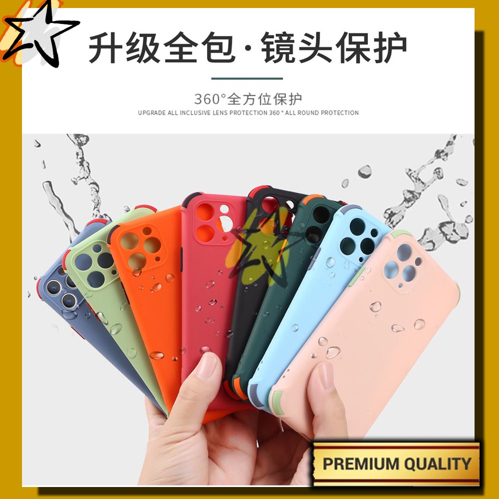 Soft Case XIAOMI REDMI NOTE 9 Case Crack Macaron 2Tone Case Ottwn Luxury Solid