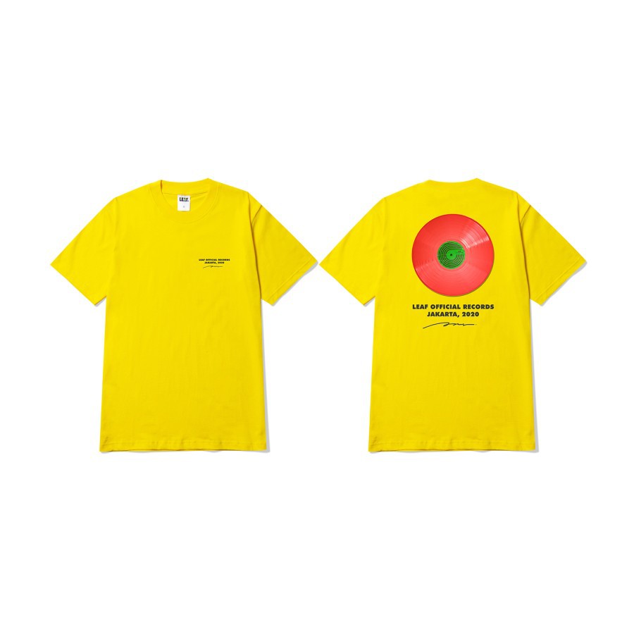 LEAF - TSHIRT VINYL - YELLOW