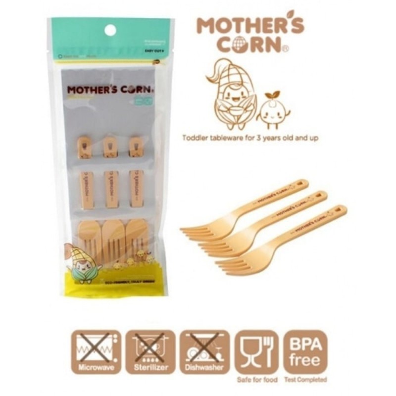 MOTHERS CORN CUTIE FORK - 3SET