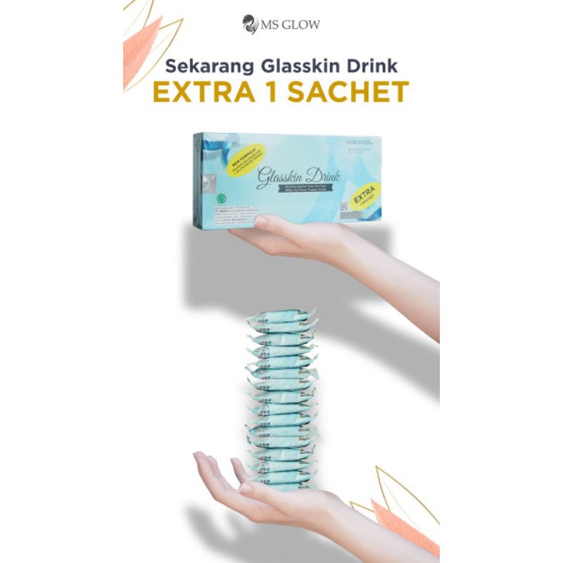 GLASSKIN DRINK + EXTRA 1 SACHET - MS GLOW