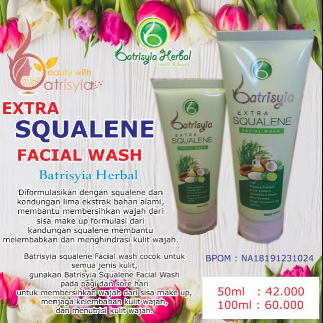 Facial wash Squalene