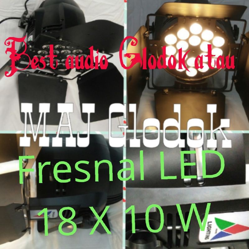 Fresnal LED 18x10W