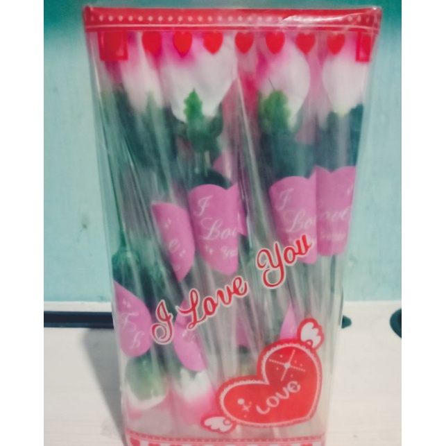bunga mawar/bunga mawar plastik set