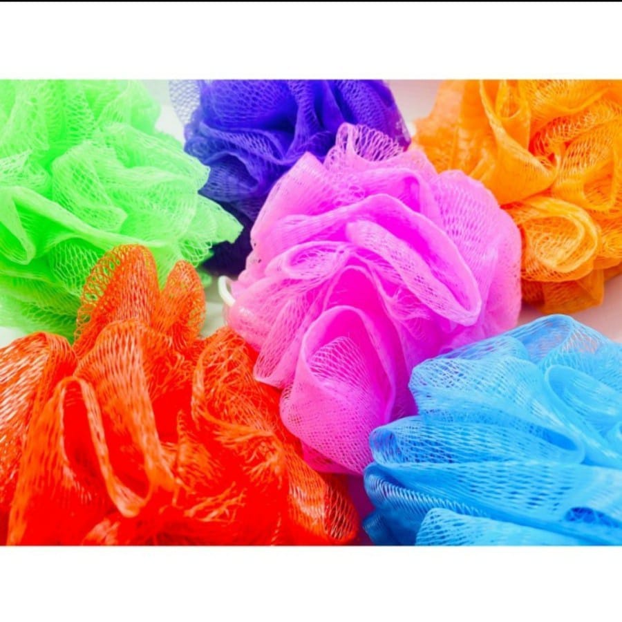 Sponge Mandi Jaring Mini Shower Ruff Jaring