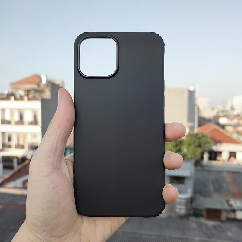 iPhone 12 Pro Max - Simple Matte TPU Soft Case with Corner Pad