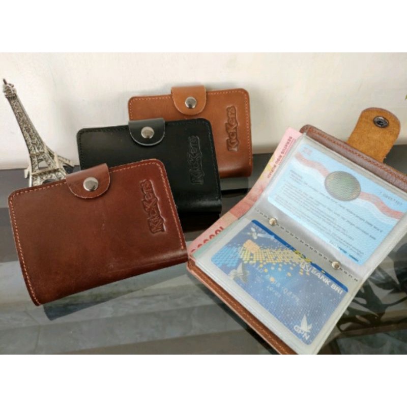 DOMPET KULIT / DOMPET KARTU KULIT ASLI