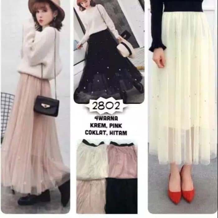rok tutu mutiara lapis furing