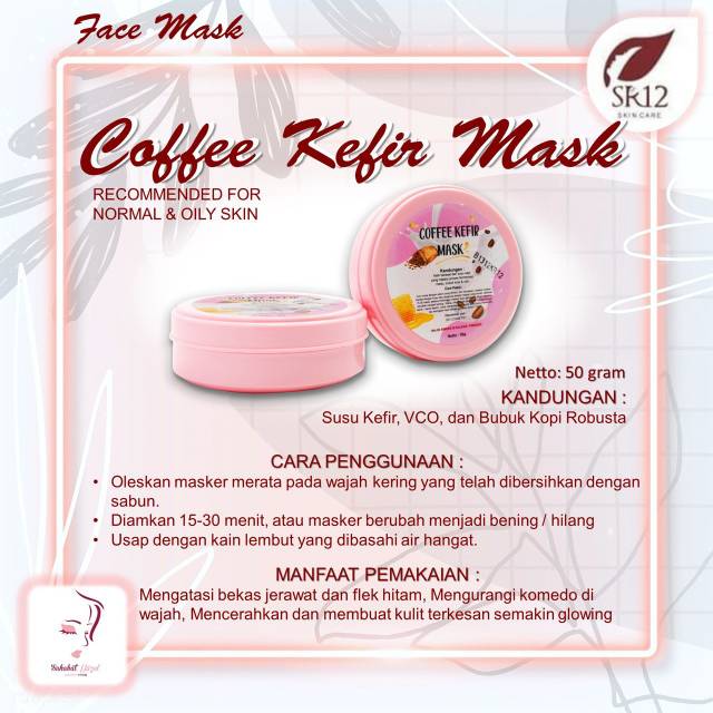 Coffe kefir mask