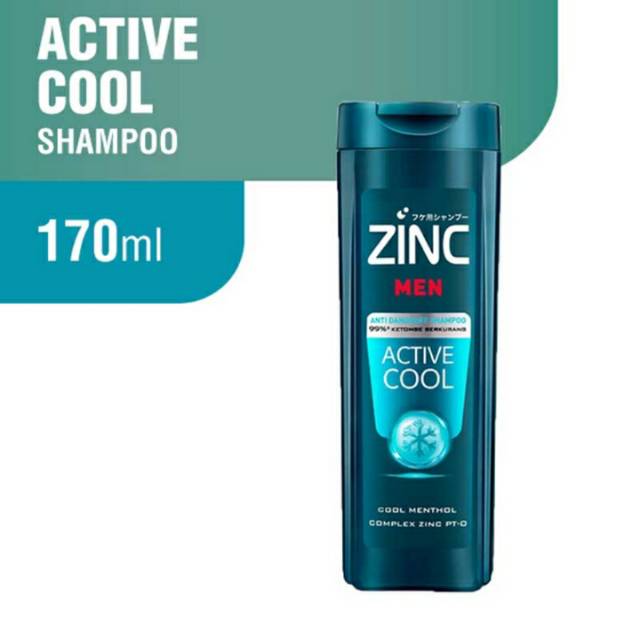 Zinc active cool shampoo 170ml