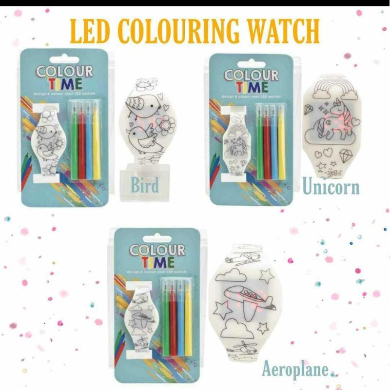 LED Colouring Watch