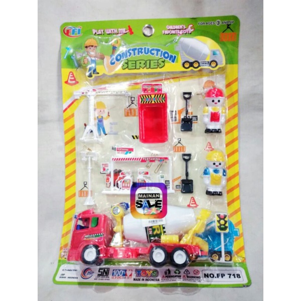 Mainan Mobil CONSTRUCTION SERIES 718