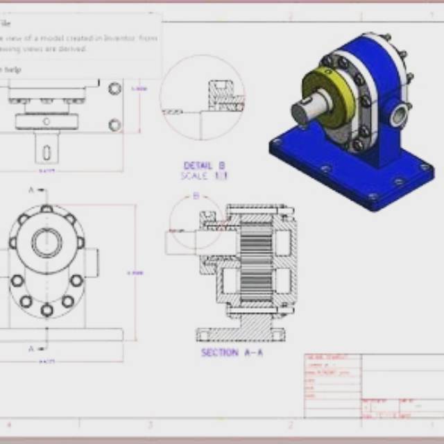 GAMBAR TEHNIK ( AUTOCAD )