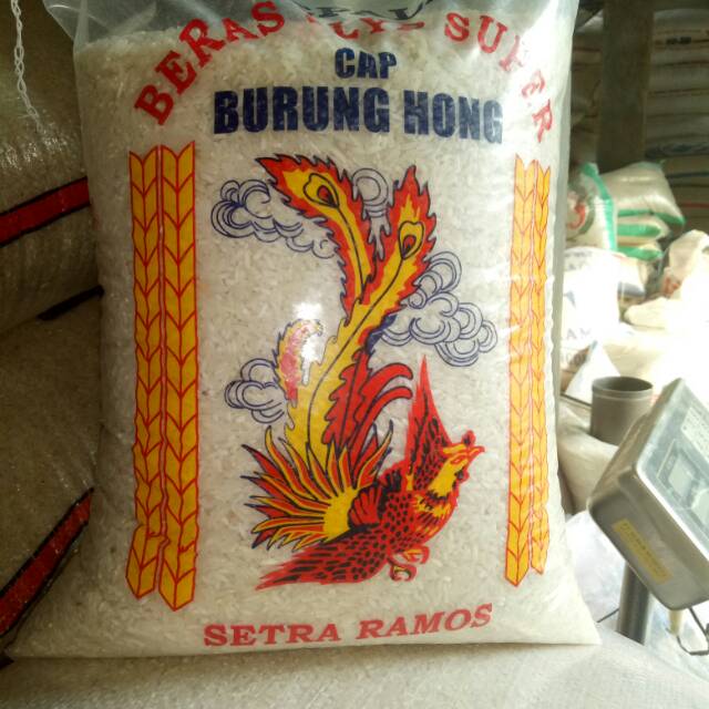 Beras premium cap burung hong