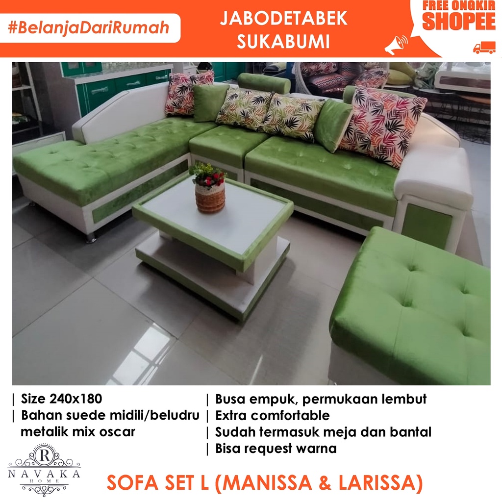 Sofa Set L (Manissa & Larissa)