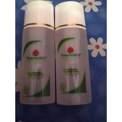 Theraskin Cleansing Solution pink clansing solution theraskin