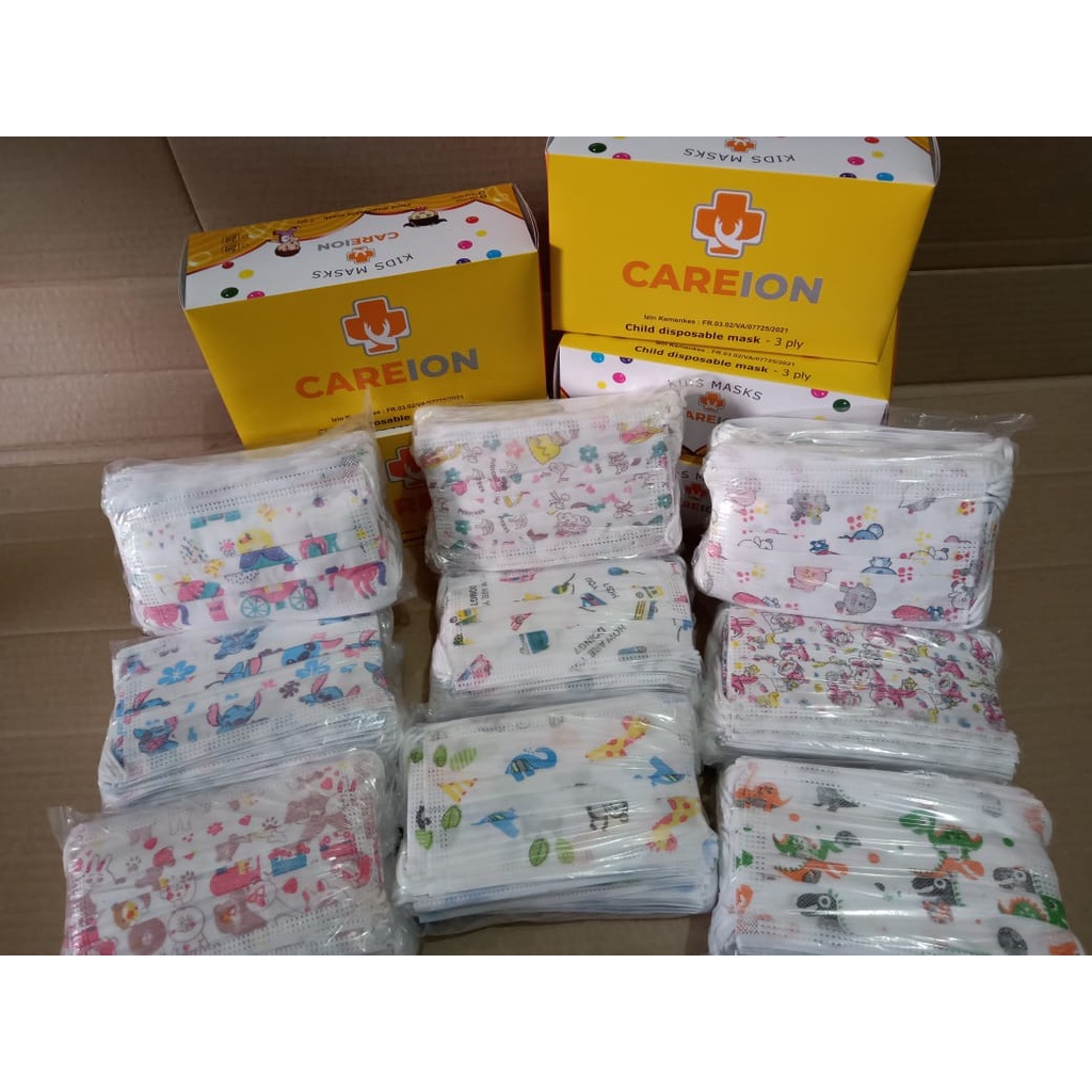 masker anak earloop isi 50 pcs