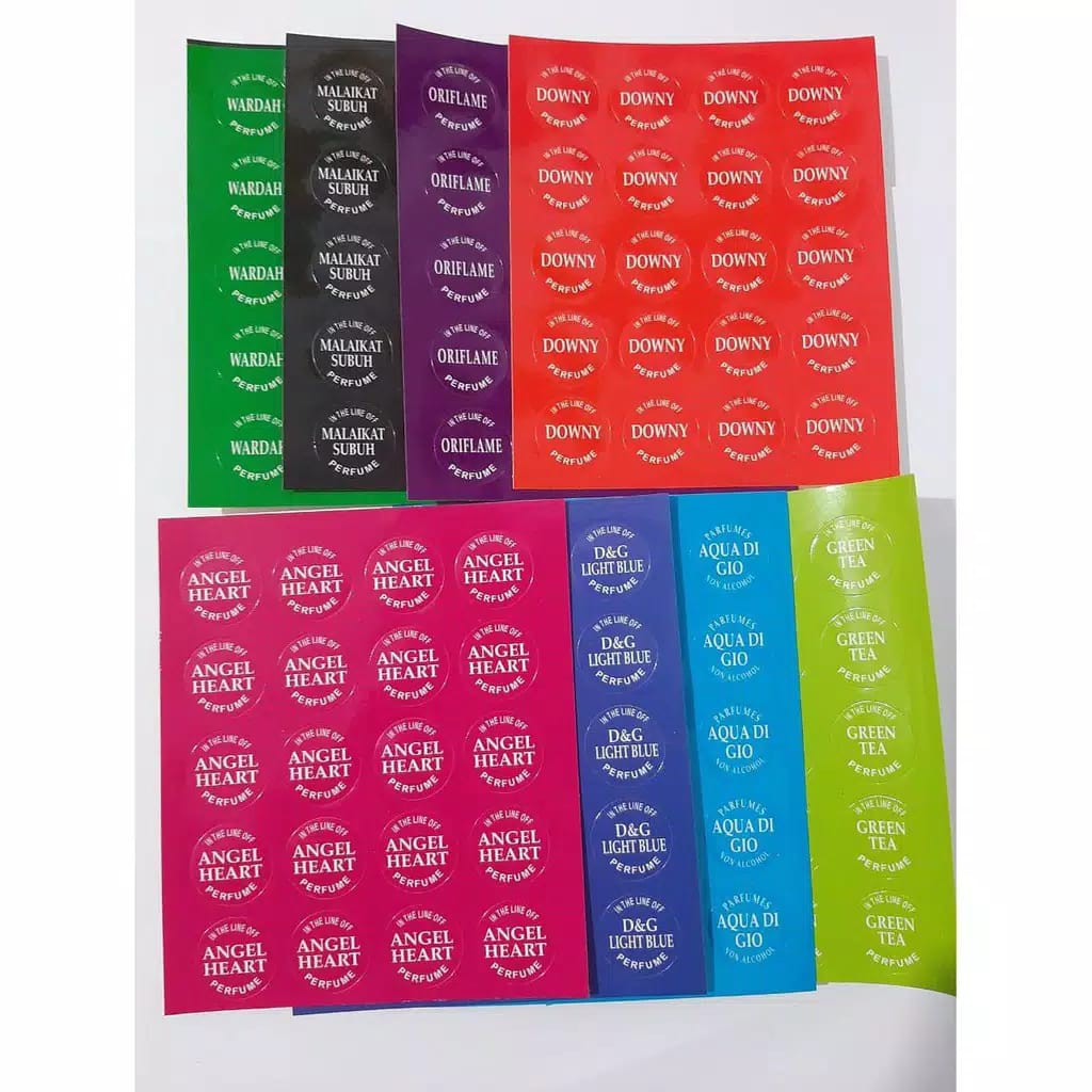 stiker bulet harga per lembar