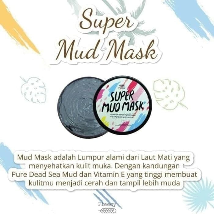FLEECY MUD MASK / MASKER LUMPUR FLEECY