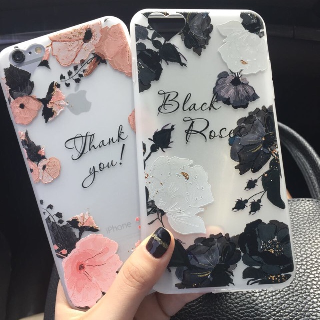 Case casing softcase premium flower bunga 3D Iphone 6plus 6splus PREMIUM IMPORT