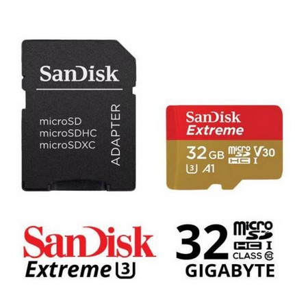 Sandisk Memory Micro SD Extreme 32 GB A1 Original
