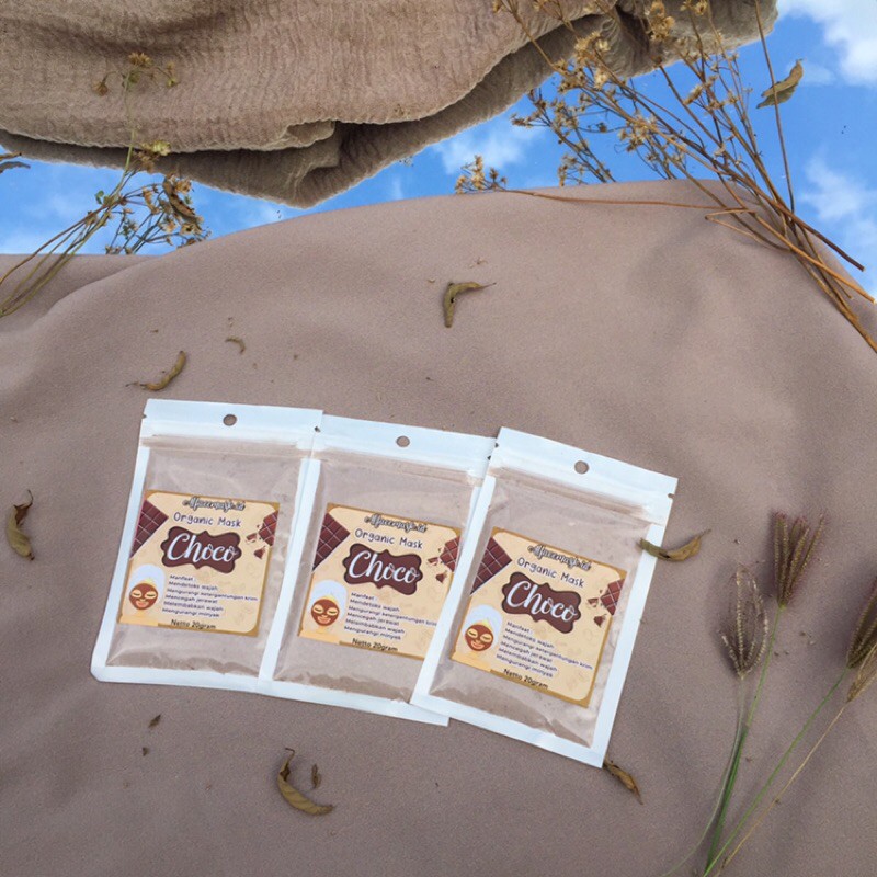Organic mask by.alfacemask.id varian CHOCO