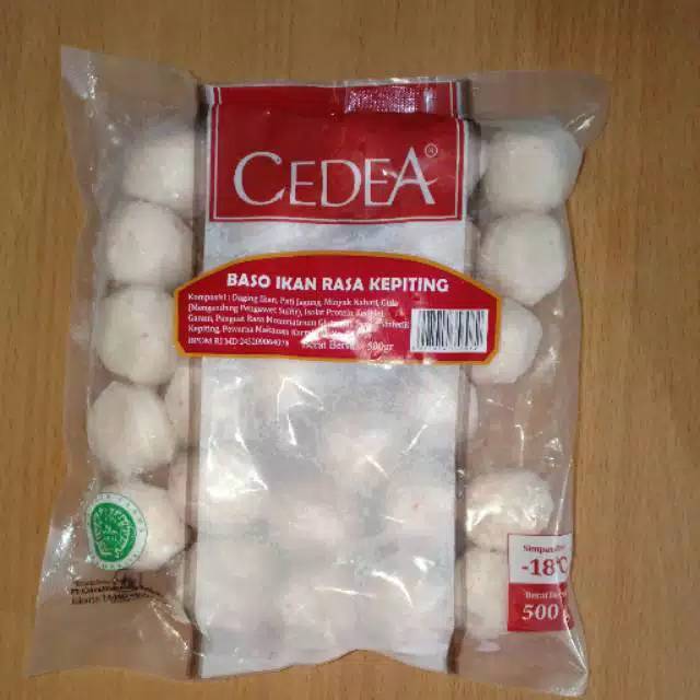 CEDEA baso ikan rasa kepiting 500gr