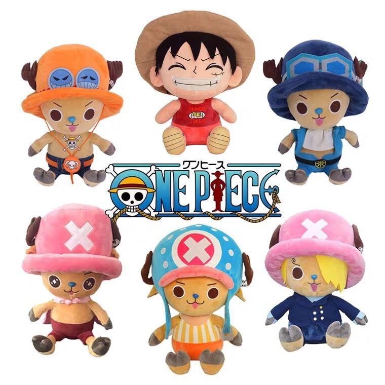 BONEKA LUFFY CHOPPER ONE PIECE ORI