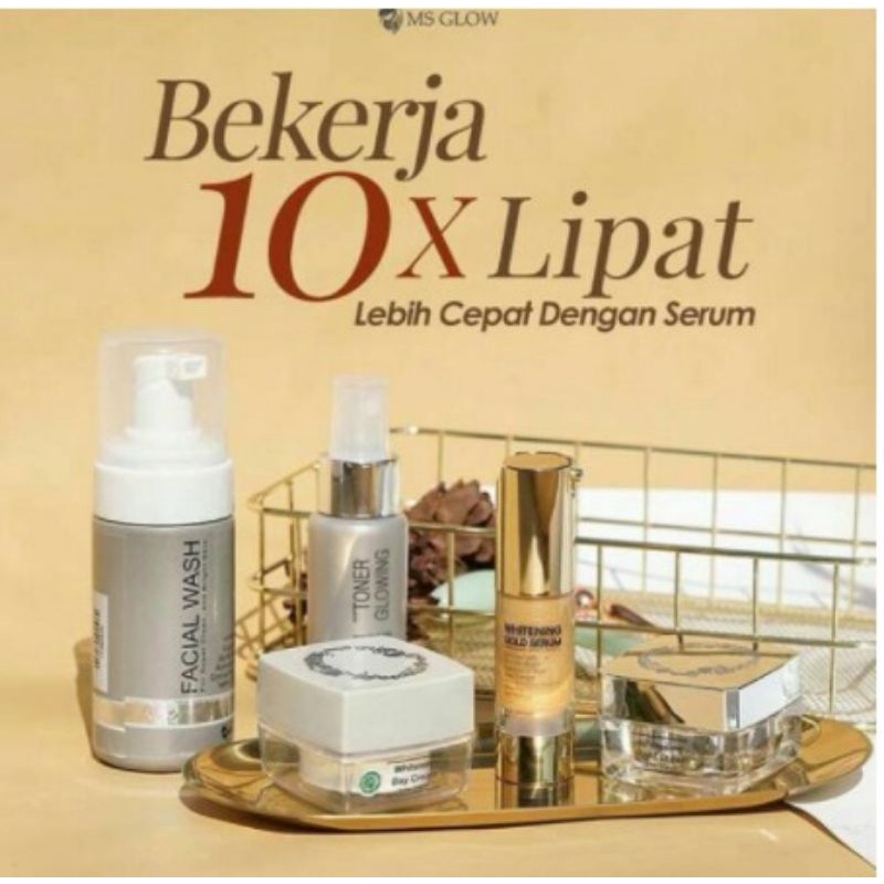 Paket Whitening + Gold Serum