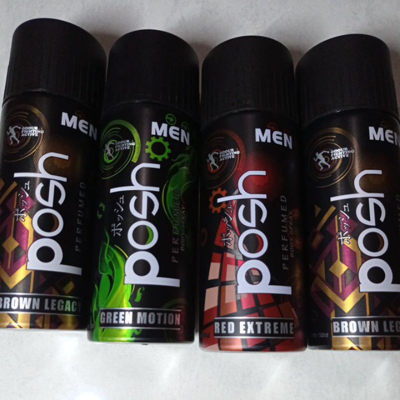 posh/perfumed body spray