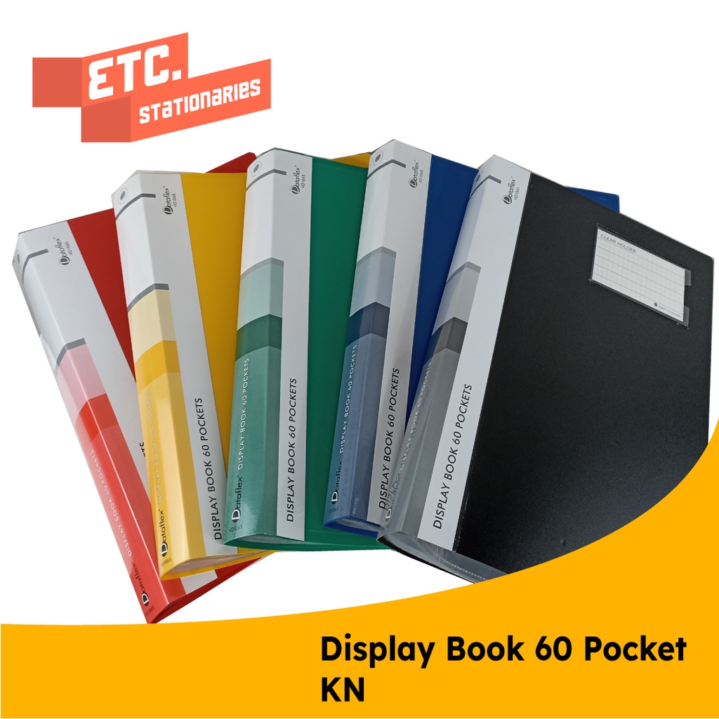 Dataflex Display Book Folio / Document Keeper / Clear Holder 60 Pocket KN