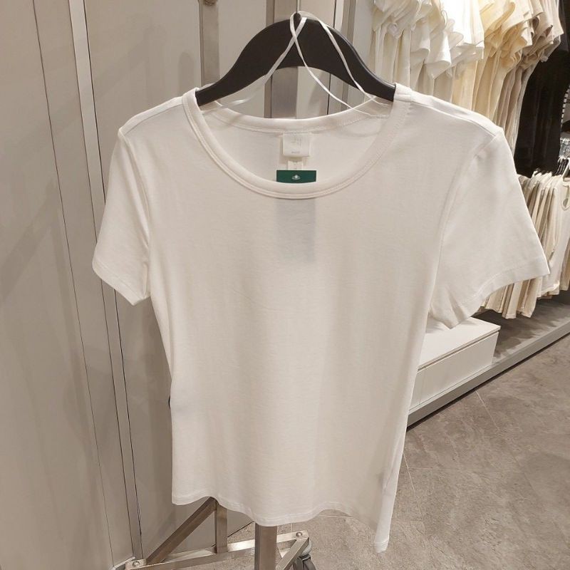 H&M WOMAN KAOS BASIC POLOS