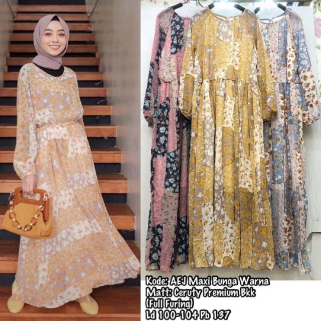 AEJ MAXI BUNGA WARNA