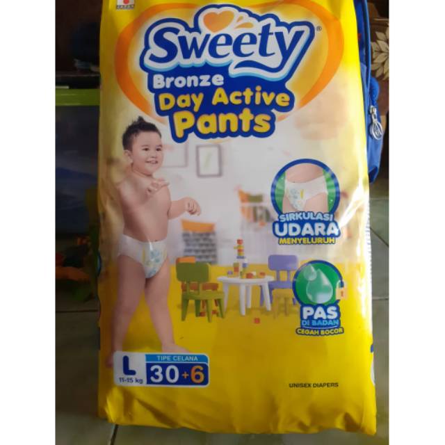 Pempers Sweety bronze L 30+6