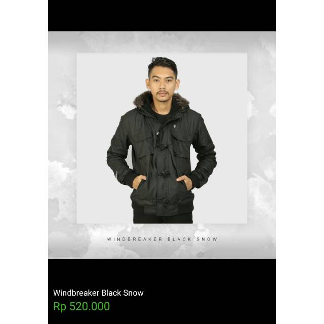 Jaket parasut kece