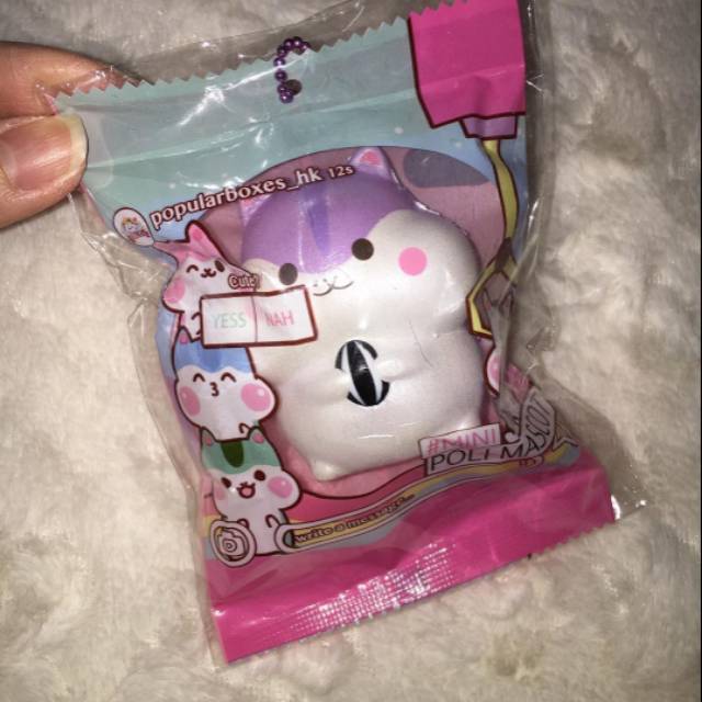 Squishy mini poli mascot