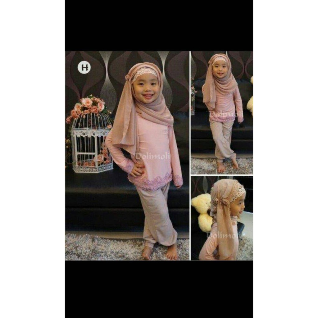 Dolimili Set Hijab Renda