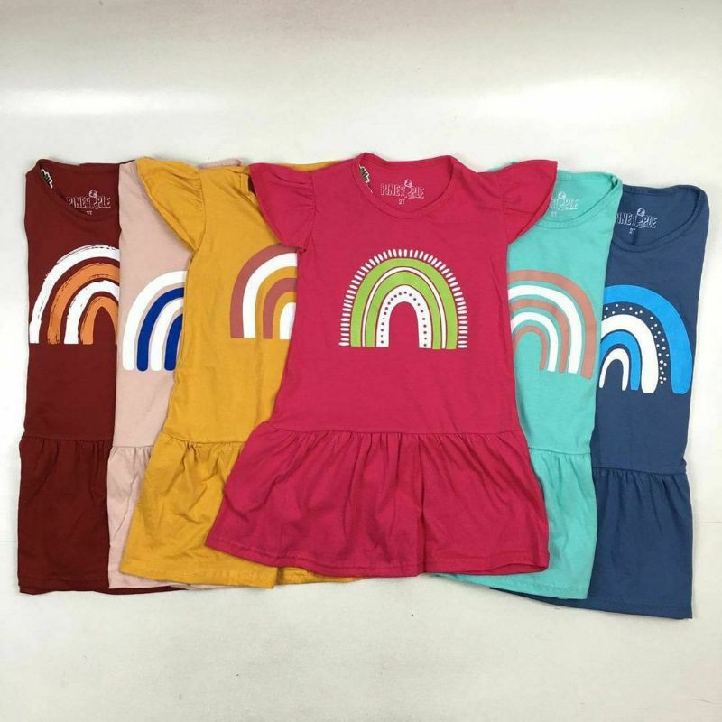 Dress rainbow by pineapple