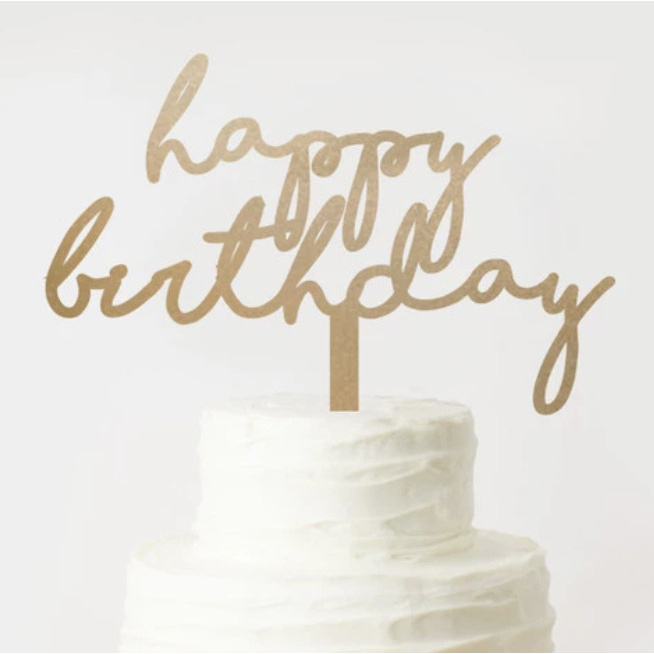 Custom cake topper Elegan