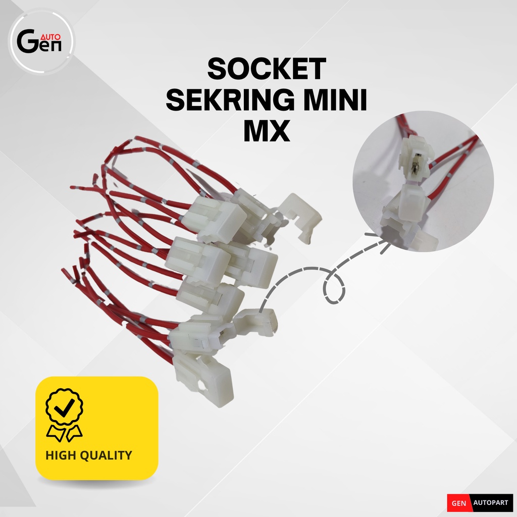SOKET/SOCKET/FITTING SAKLAR SEKRING MINI MX