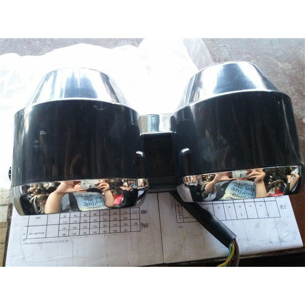 DSA Speedometer / Kilometer Komplit Yamaha Rxking Chrome / Black .