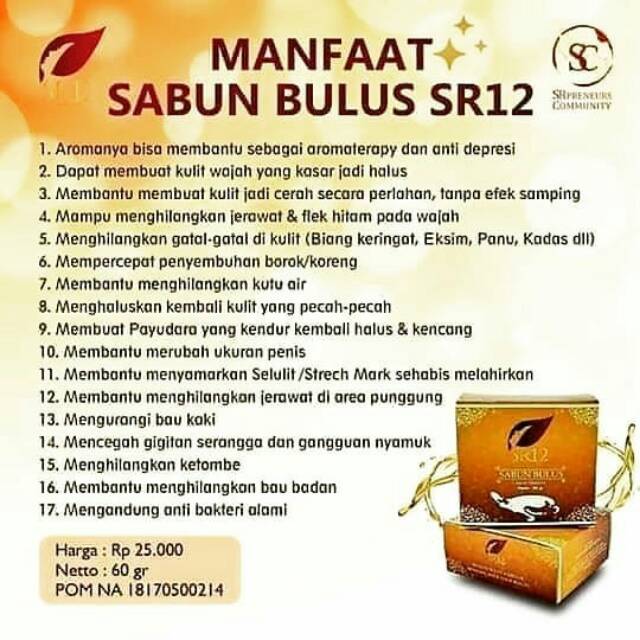 Sabun bulus sr12