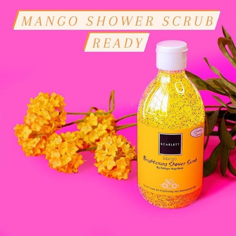 SCARLETT SHOWER SCRUB MANGO