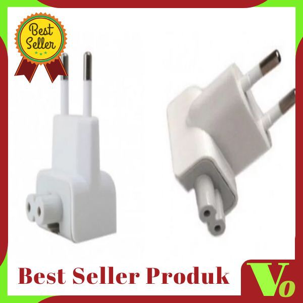 EU AC Plug for Apple Charger Adaptor Mac - White
