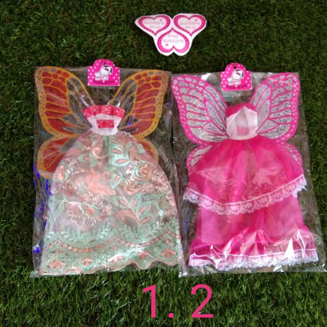 Baju barbie sayap