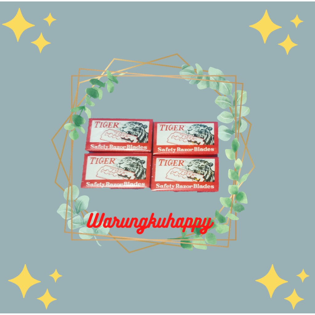 Silet tiger ASLI isi 10 pcs per pack